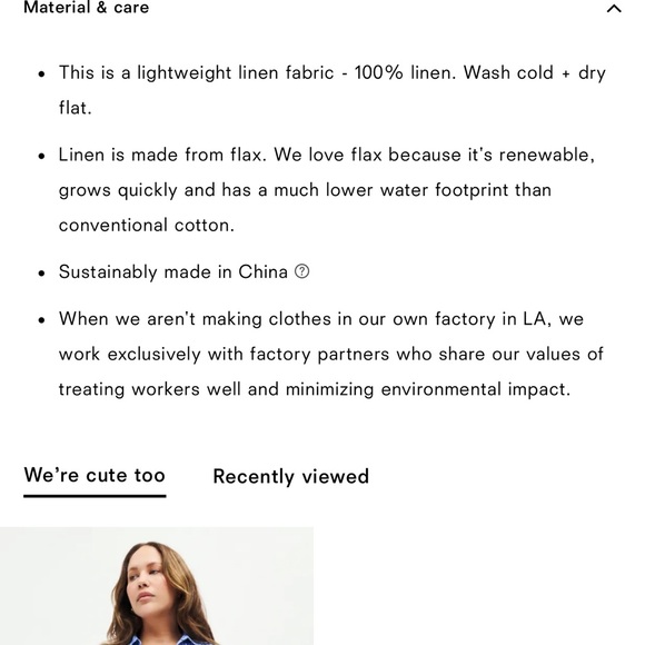 NWT Reformation Collection Cavell Dress in White - Picture 7 of 7